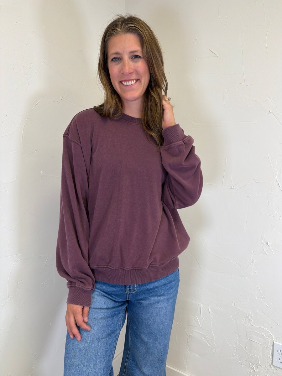 Basic Oversized Sweatshirt - Three:Twelve Boutique - Hyfve