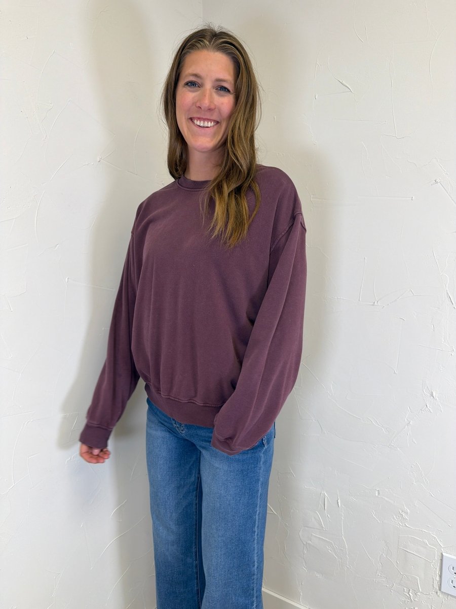 Basic Oversized Sweatshirt - Three:Twelve Boutique - Hyfve