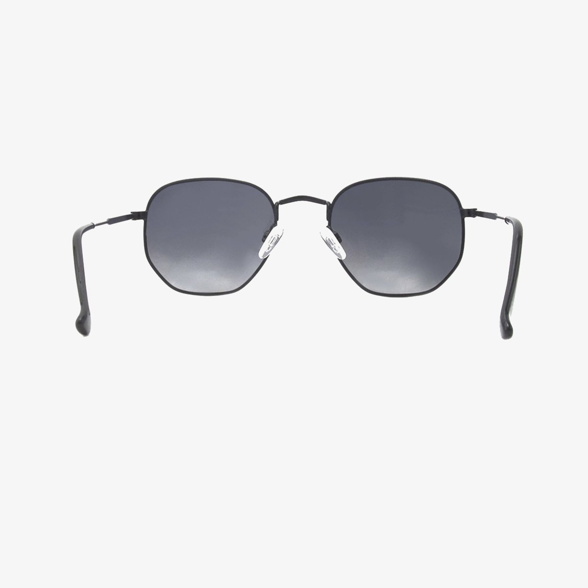 Billie Midnight Polarized Geometric Sunglasses – Hex Metal Frame UV400 - Three:Twelve Boutique - Kohv Eyewear