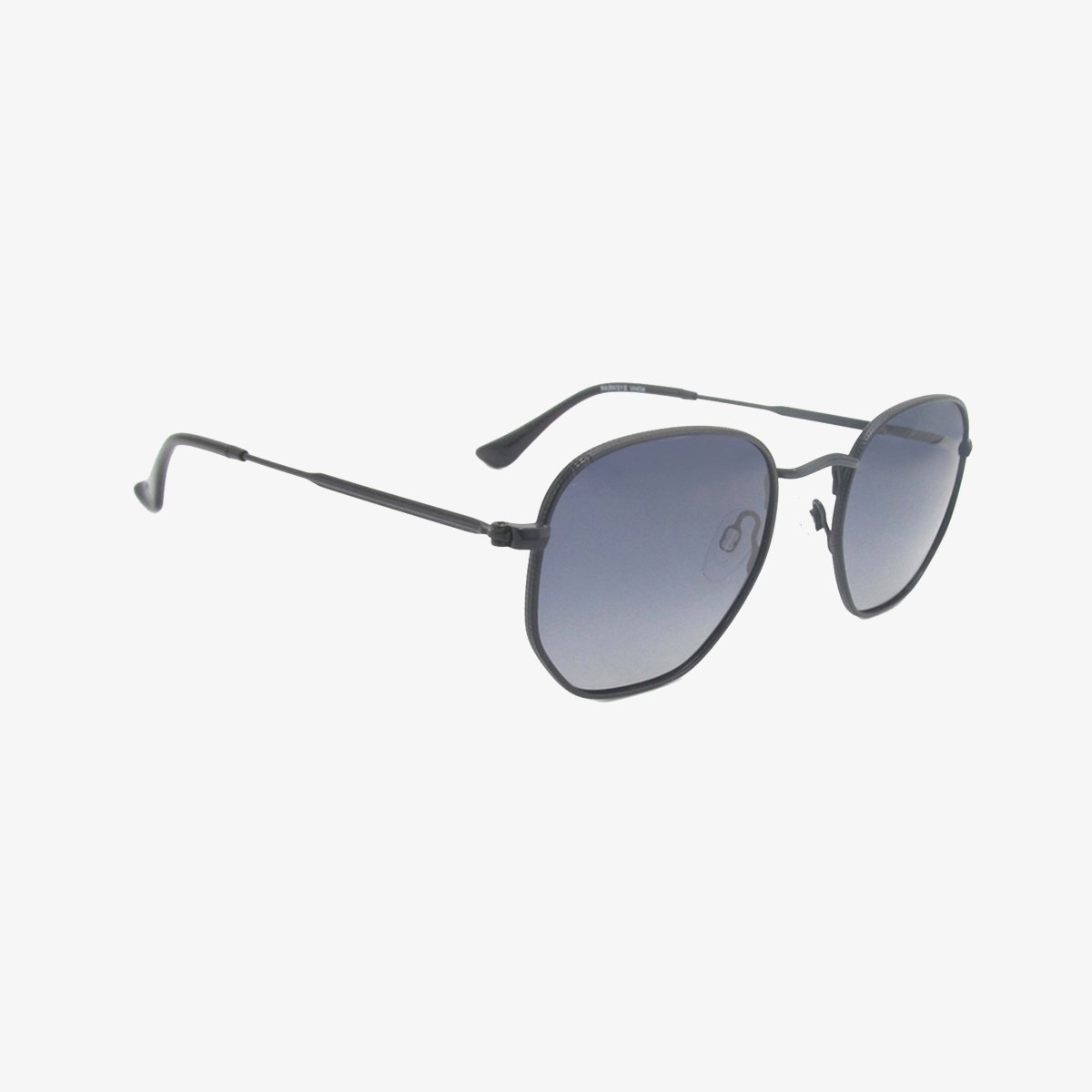 Billie Midnight Polarized Geometric Sunglasses – Hex Metal Frame UV400 - Three:Twelve Boutique - Kohv Eyewear