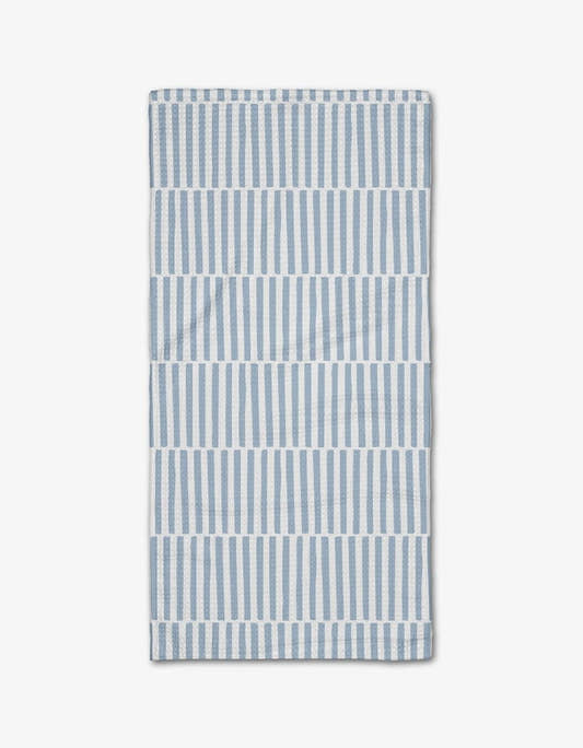Blue Stripes Bar Towel - Three:Twelve Boutique - Geometry