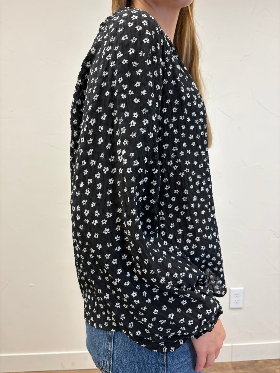 Boho Button Blouse - Three:Twelve Boutique - Mikarose