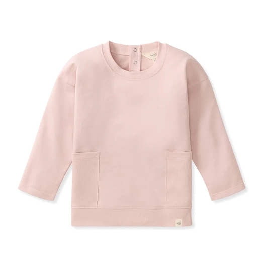 Boxy Pocket Sweatshirt - Three:Twelve Boutique - Burts Bee's Baby