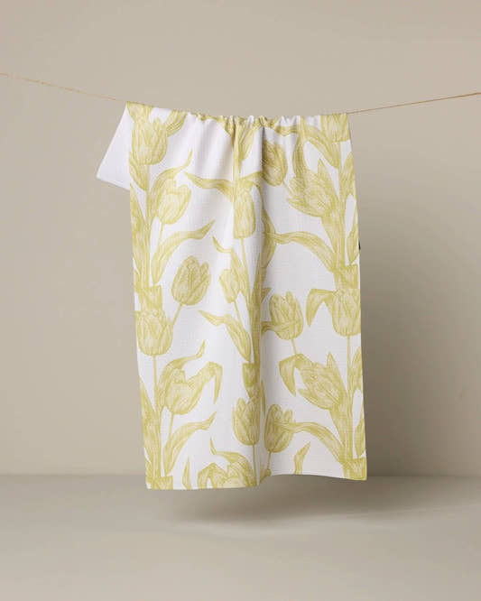 Butter Tulips Tea Towel - Three:Twelve Boutique - Geometry