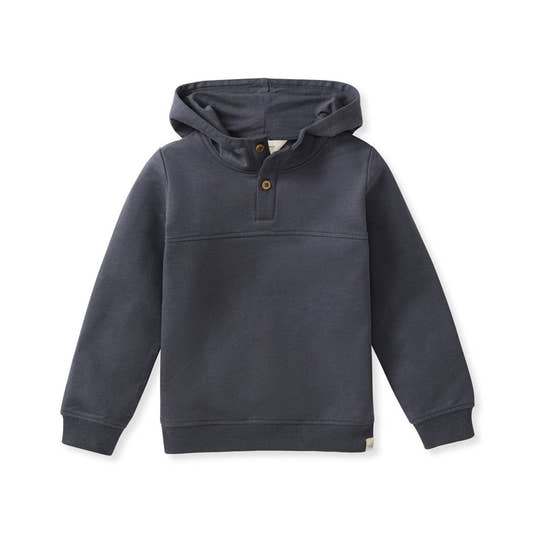 Button Placket Hoodie - Three:Twelve Boutique - Burt's Bees Baby