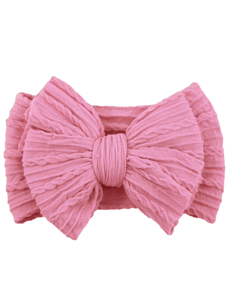 Cable Bow, Rosebloom - Three:Twelve Boutique - SpearmintLOVE