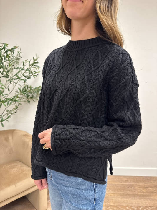 Cable Knit Sweater - Three:Twelve Boutique - Entro