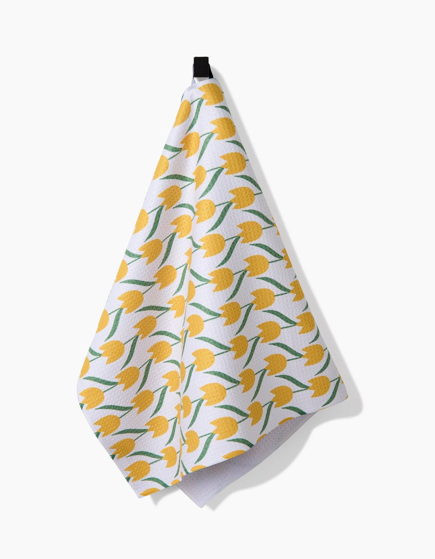 Geometry Tulip Flowers Tea Towel