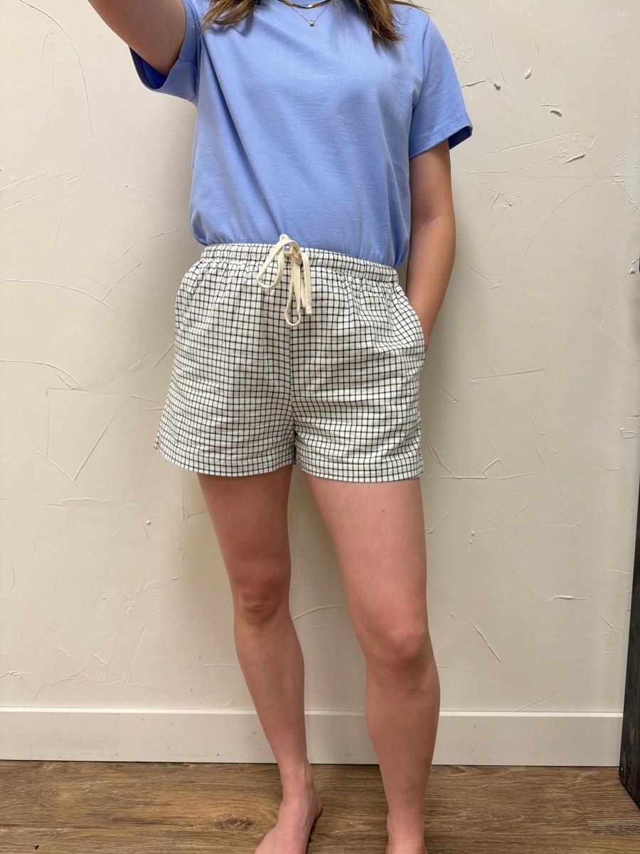 Checkered Shorts - Three:Twelve Boutique - buttermelon