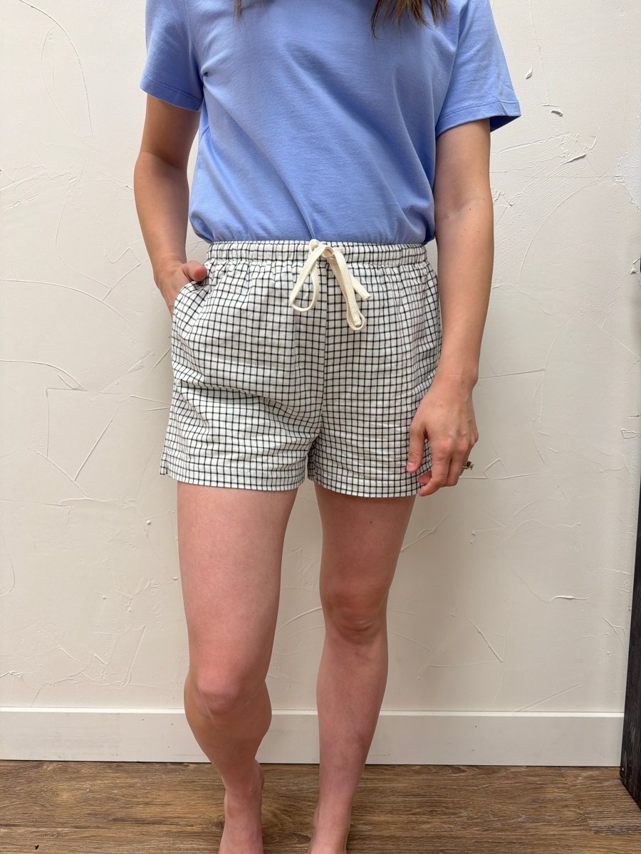 Checkered Shorts - Three:Twelve Boutique - buttermelon