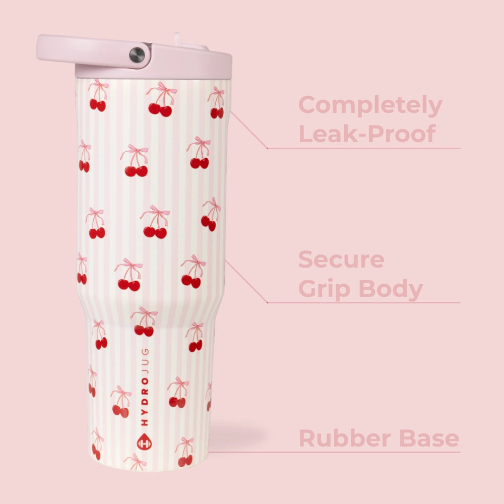 Sweet Cherry HydroJug 32 oz Sport Water Bottle