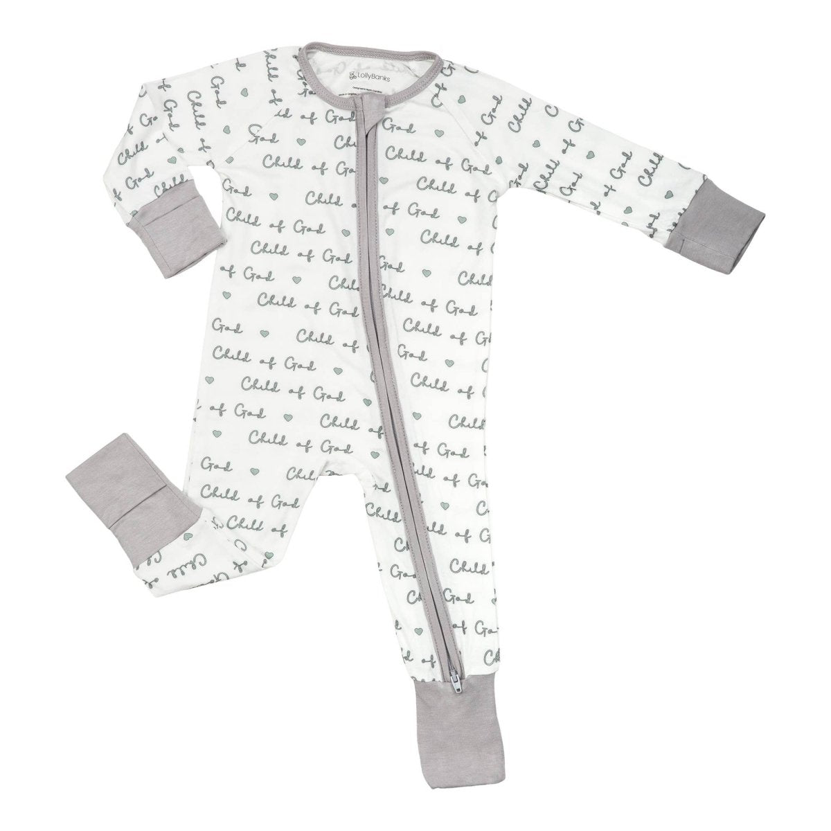 Child of God Bamboo Convertible Zipper Pajama - Three:Twelve Boutique - LollyBanks