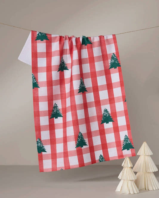 Christmas Pines Tea Towel - Three:Twelve Boutique - Geometry