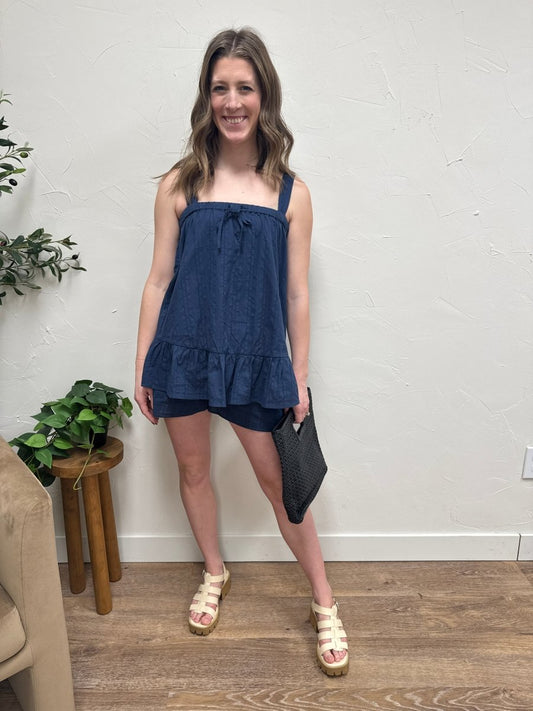 Cotton Cami Top + Shorts Set - Three:Twelve Boutique - Wishlist