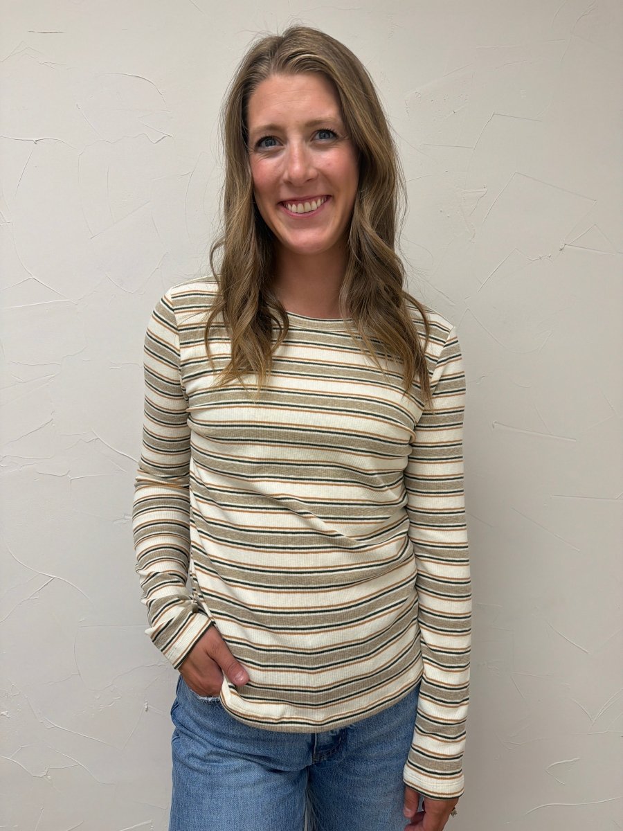 Crew Hacci Striped Top - Three:Twelve Boutique - Staccato