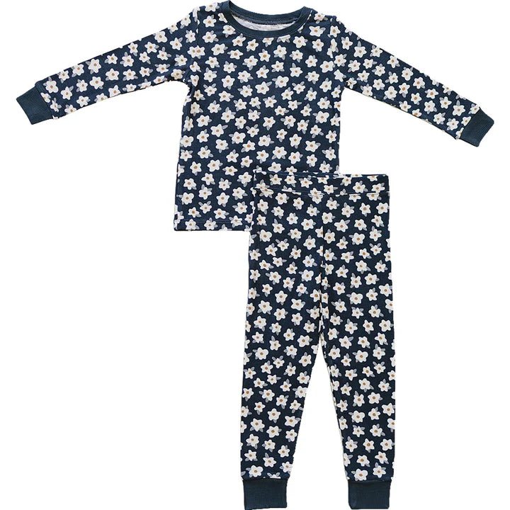Daisy Ribbed Bamboo Cozy Set - Three:Twelve Boutique - Mebie Baby