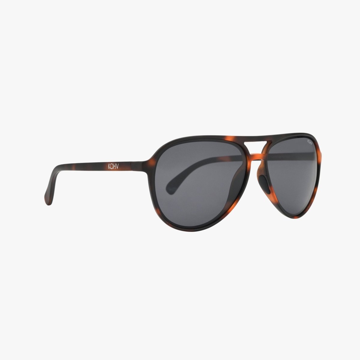 DASH Tortoise Polarized Aviator Sunglasses – Lightweight UV400 Active Frame - Three:Twelve Boutique - Kohv Eyewear