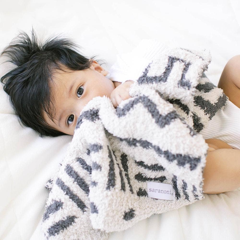 DOUBLE-LAYER BAMBONI® MINI BLANKETS: Bear Double Layer - Three:Twelve Boutique - Saranoni