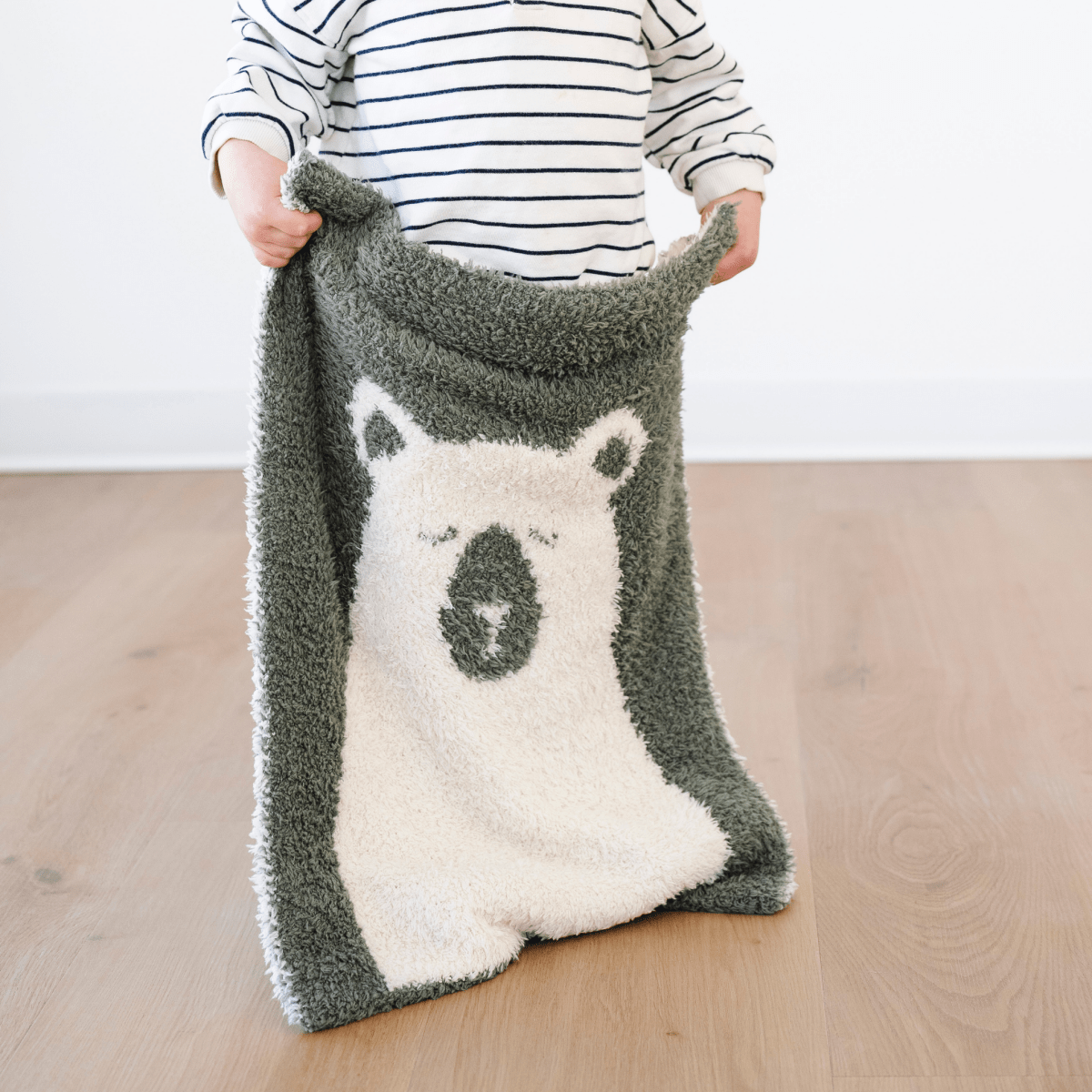 DOUBLE-LAYER BAMBONI® MINI BLANKETS: Bear Double Layer - Three:Twelve Boutique - Saranoni