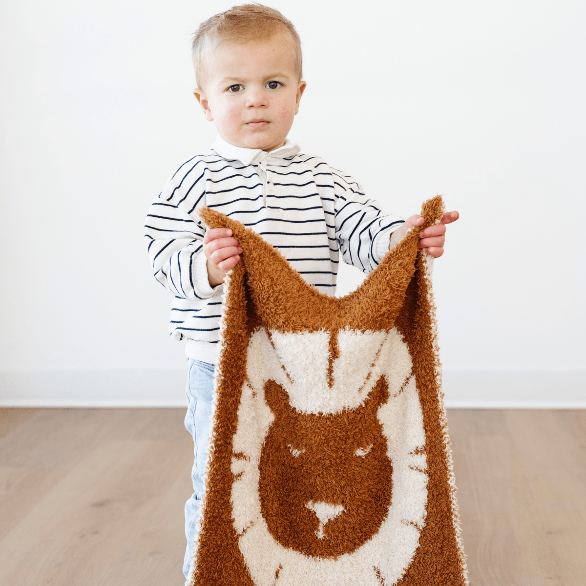 DOUBLE-LAYER BAMBONI® MINI BLANKETS: Bunny Double Layer - Three:Twelve Boutique - Saranoni