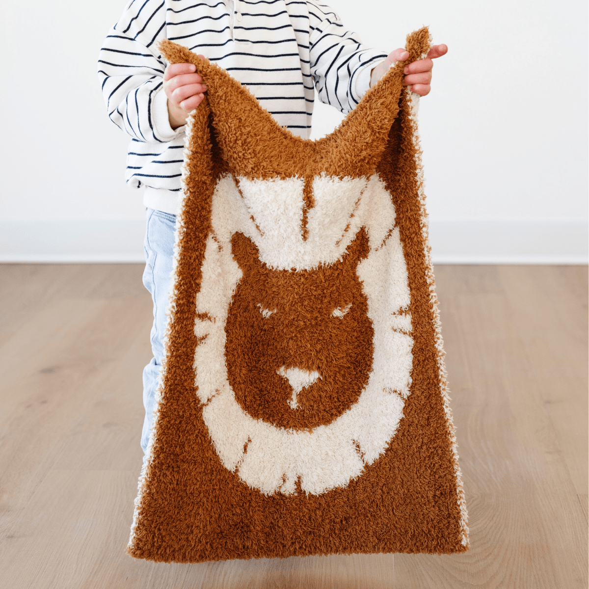 DOUBLE-LAYER BAMBONI® MINI BLANKETS: Lion Double Layer - Three:Twelve Boutique - Saranoni