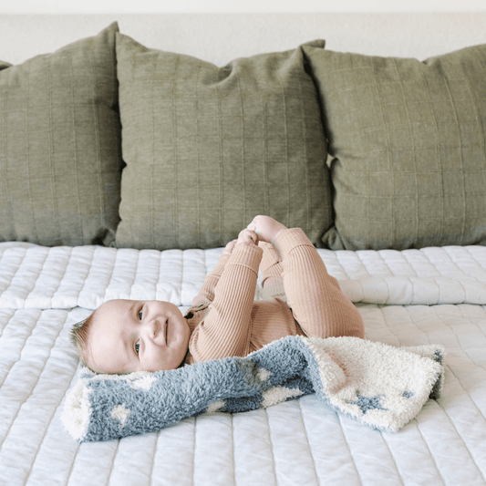 DOUBLE-LAYER BAMBONI® MINI BLANKETS: Nightfall Double Layer - Three:Twelve Boutique - Saranoni