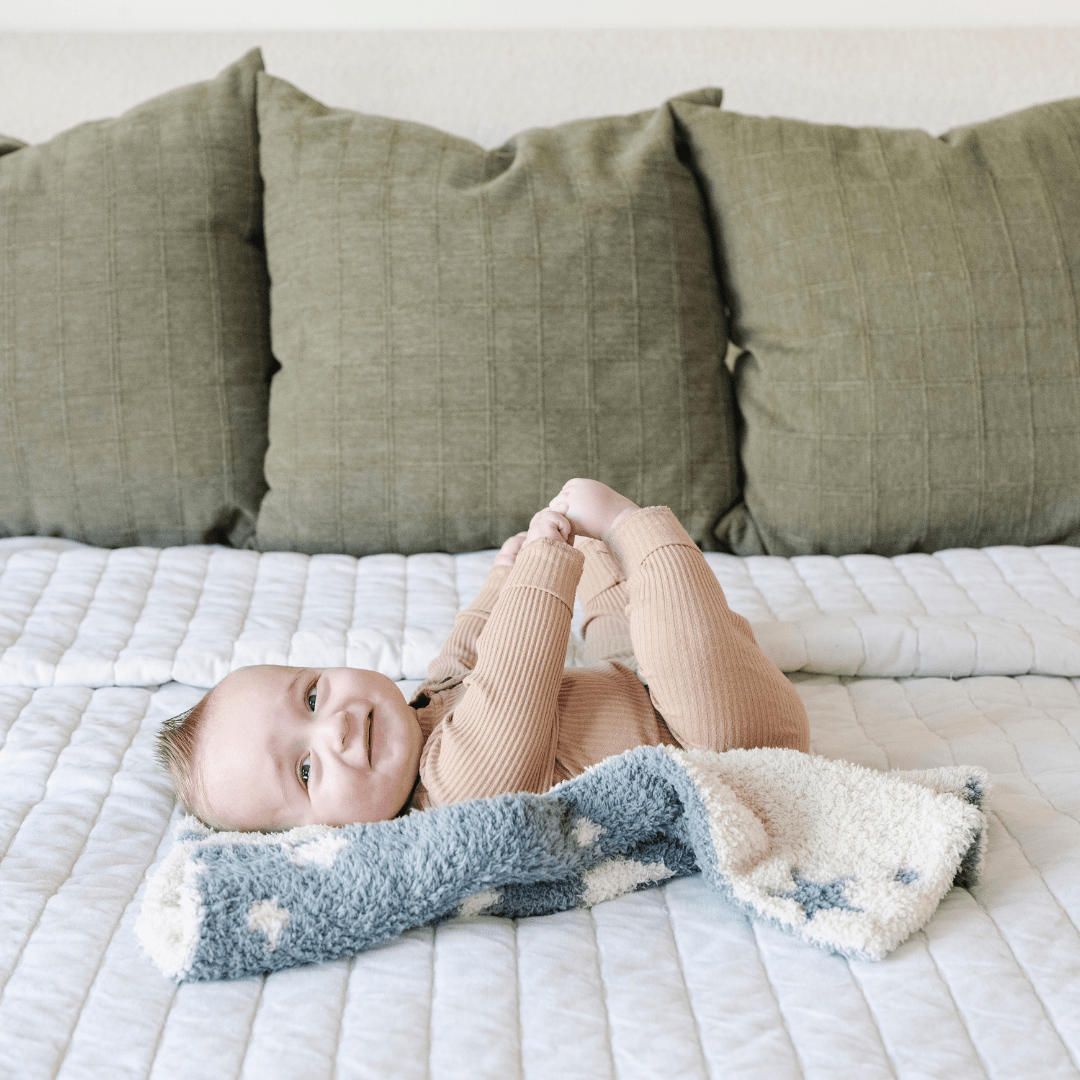 DOUBLE-LAYER BAMBONI® MINI BLANKETS: Nightfall Double Layer - Three:Twelve Boutique - Saranoni