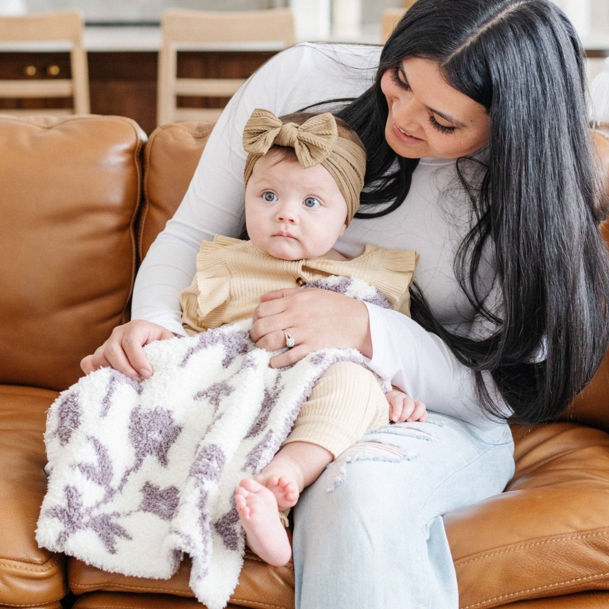 DOUBLE-LAYER BAMBONI® MINI BLANKETS: Triangle Double Layer - Three:Twelve Boutique - Saranoni