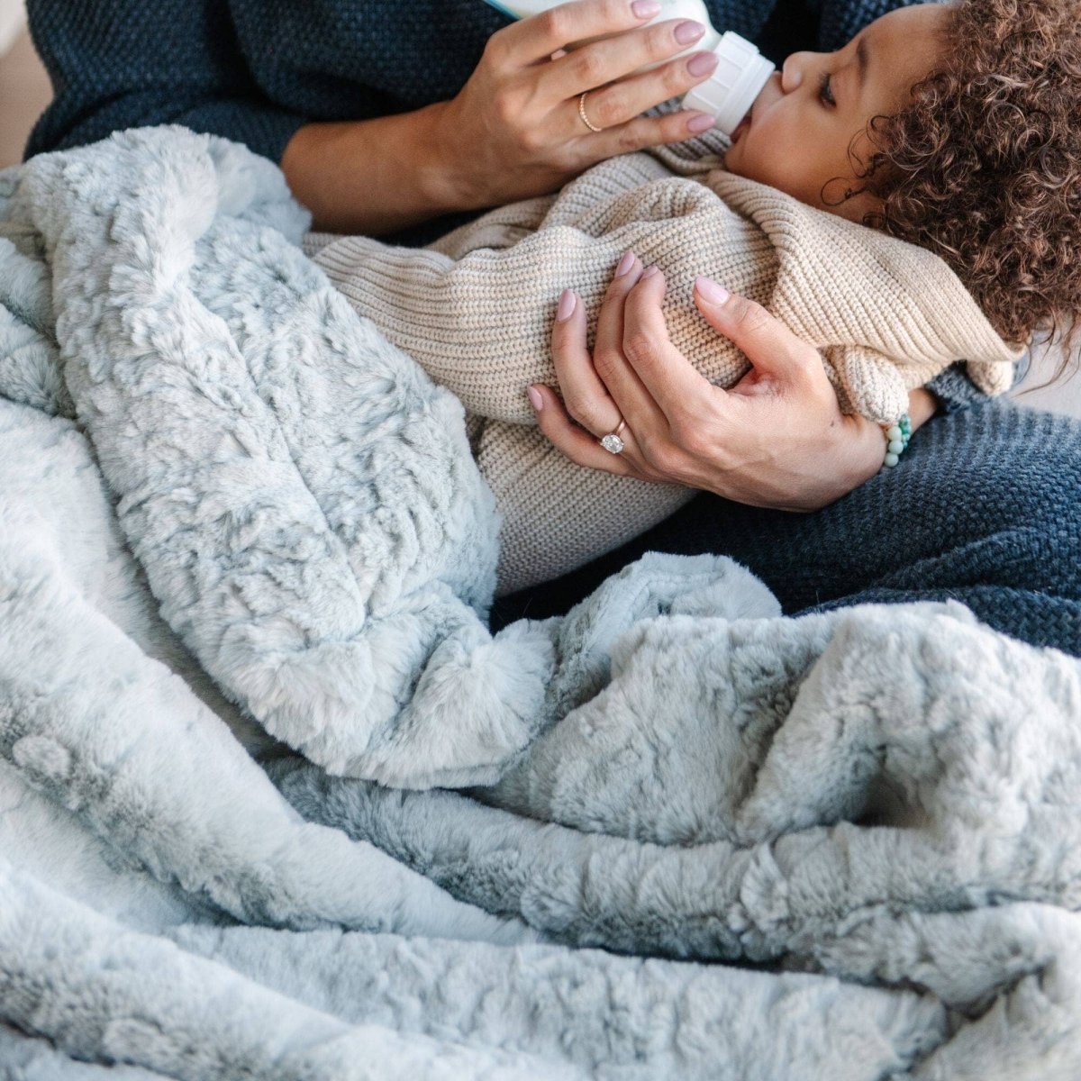 DREAM MINI BLANKETS: Lilac - Three:Twelve Boutique - Saranoni