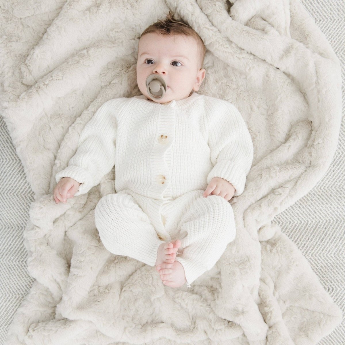 DREAM RECEIVING BLANKETS: Blush - Three:Twelve Boutique - Saranoni