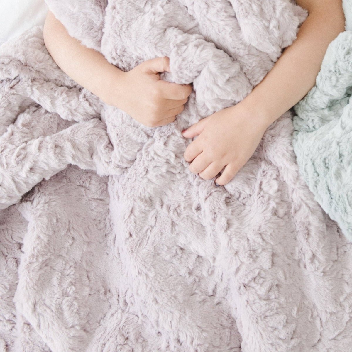 DREAM RECEIVING BLANKETS: Blush - Three:Twelve Boutique - Saranoni
