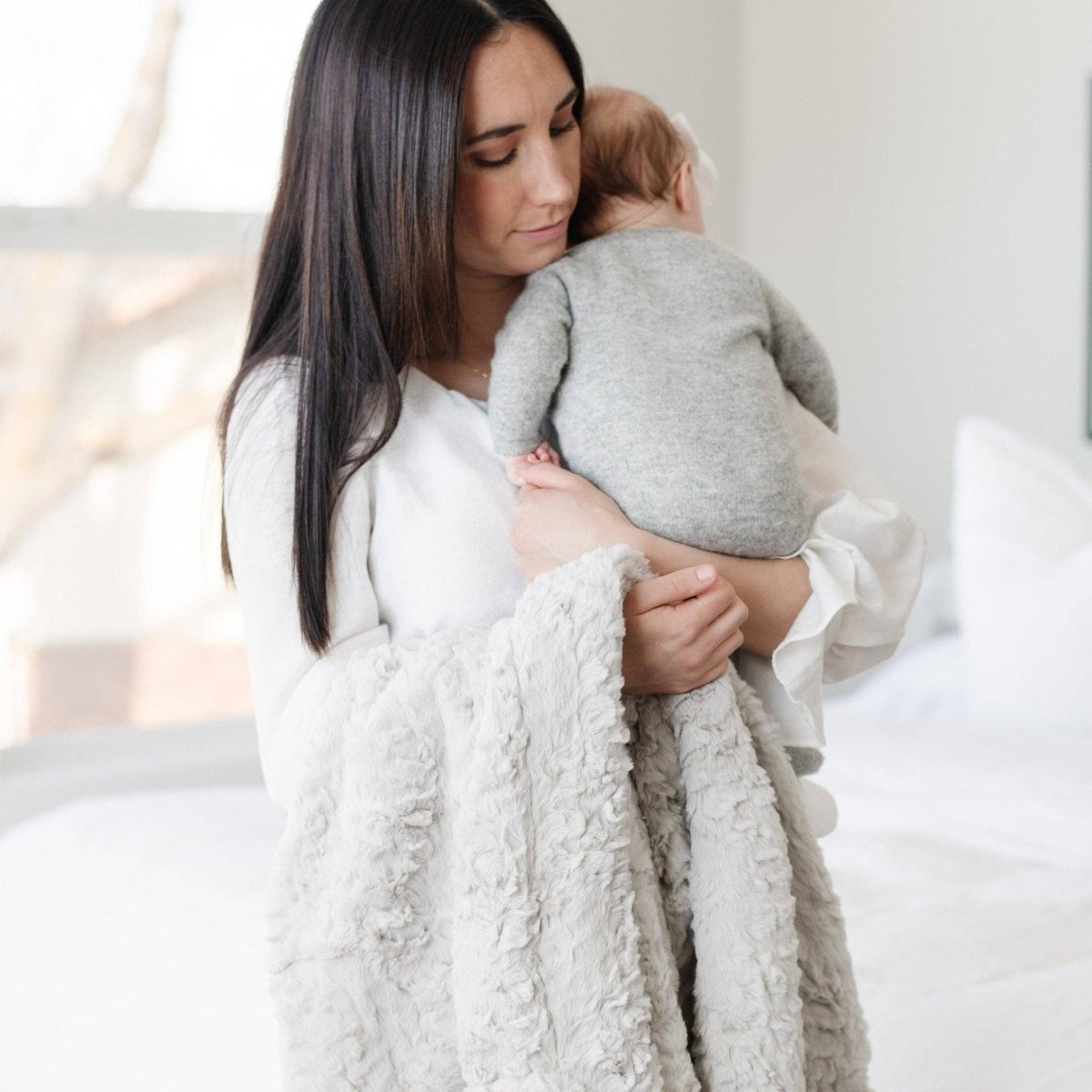 DREAM RECEIVING BLANKETS: Blush - Three:Twelve Boutique - Saranoni