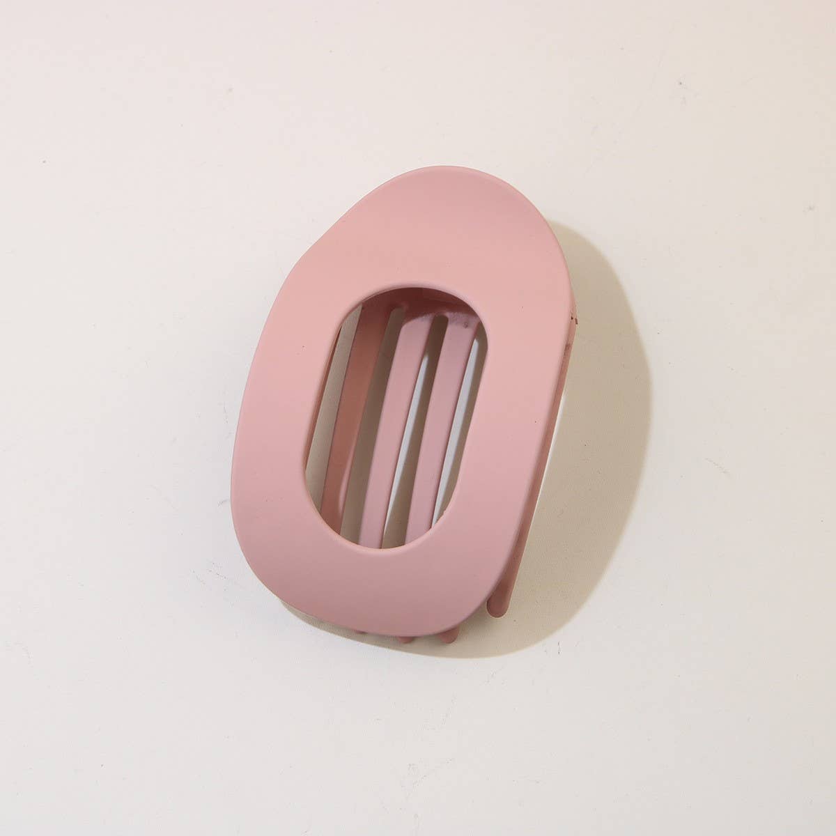 Oval Flat Hair Clip for Women, Strong Grip Clamp PURPLEPOWDER