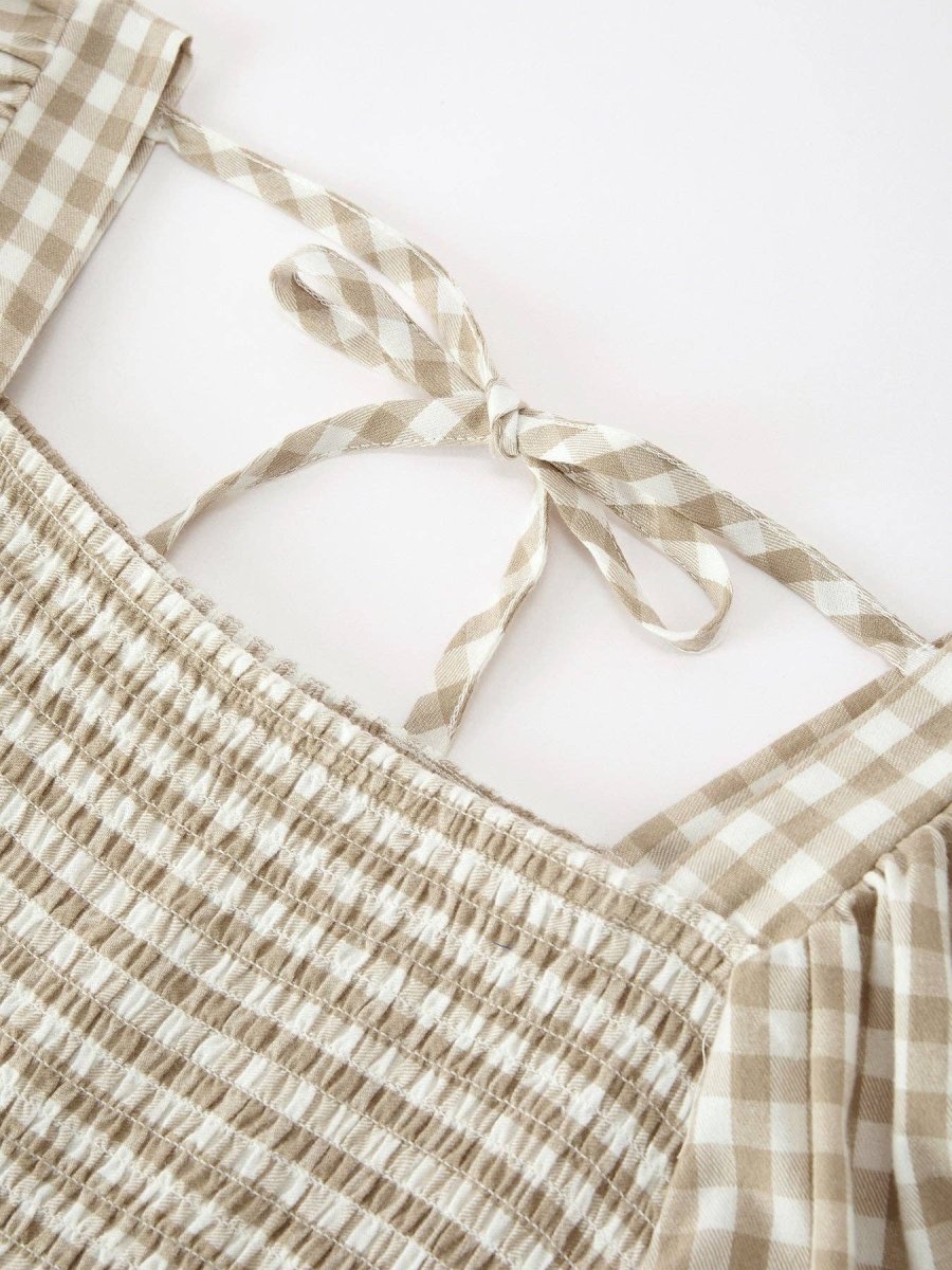 Fall Plaid Dress - Three:Twelve Boutique - Rylee Faith Designs
