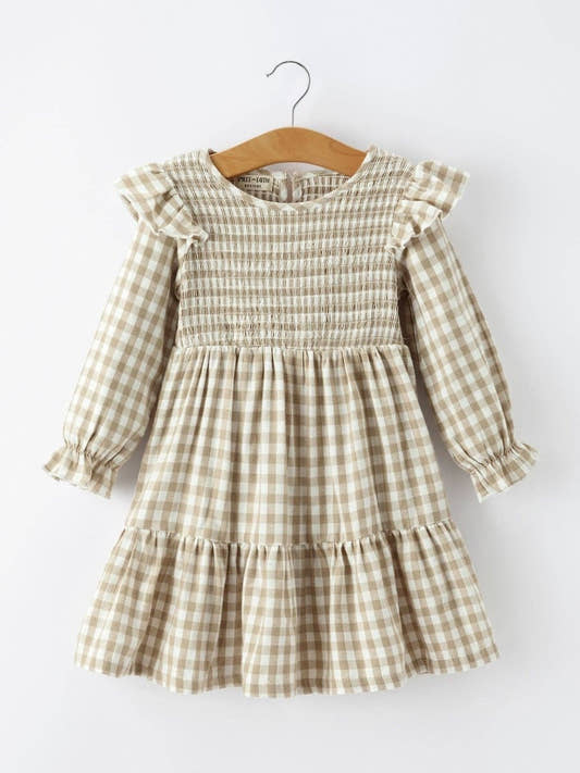 Fall Plaid Dress - Three:Twelve Boutique - Rylee Faith Designs