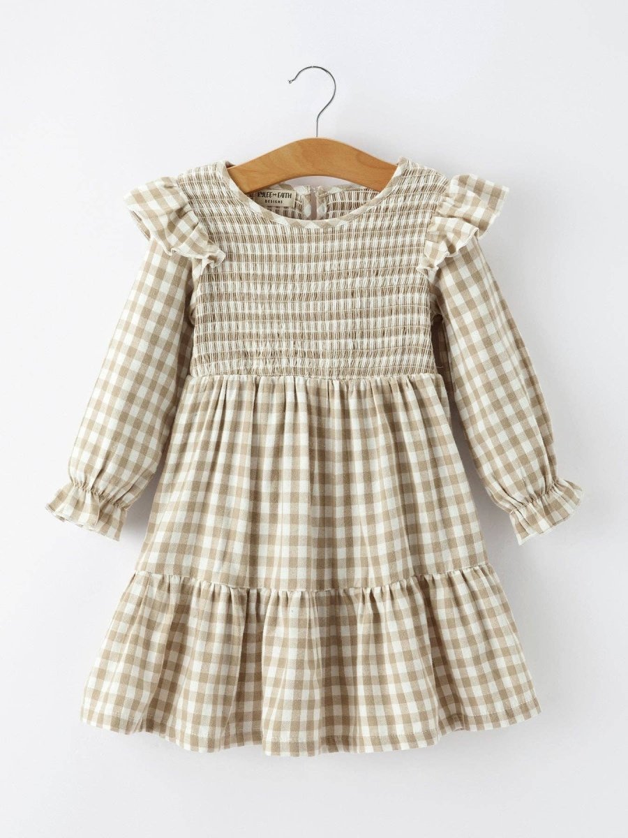 Fall Plaid Dress - Three:Twelve Boutique - Rylee Faith Designs
