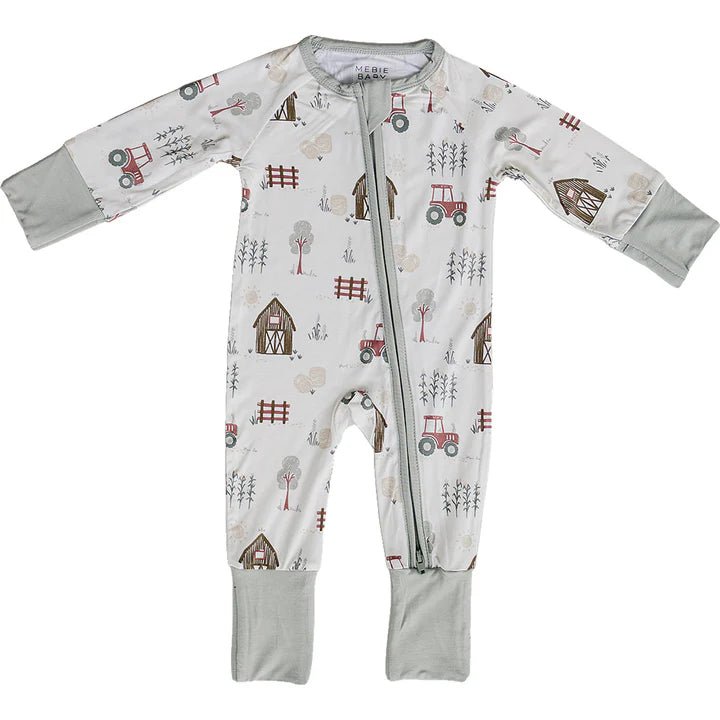 Farmhouse Bamboo Zipper - Three:Twelve Boutique - Mebie Baby