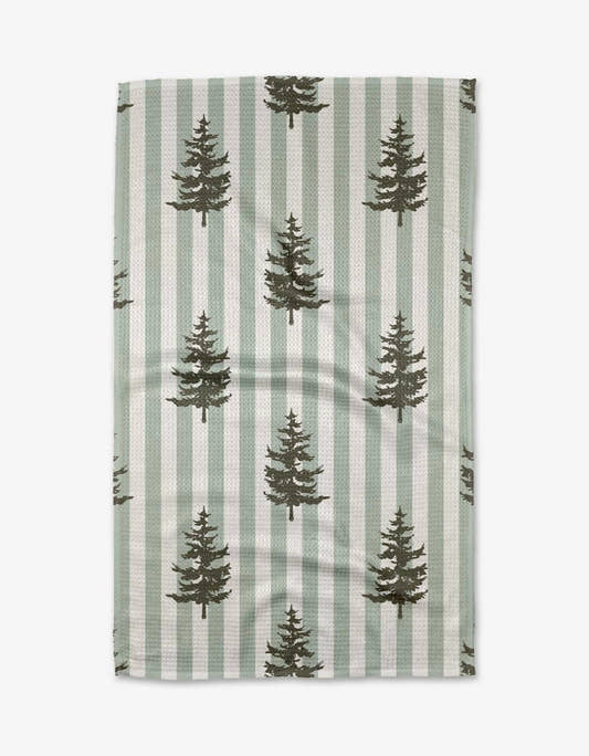Fir Real Geometry Tea Towel - Three:Twelve Boutique - Geometry