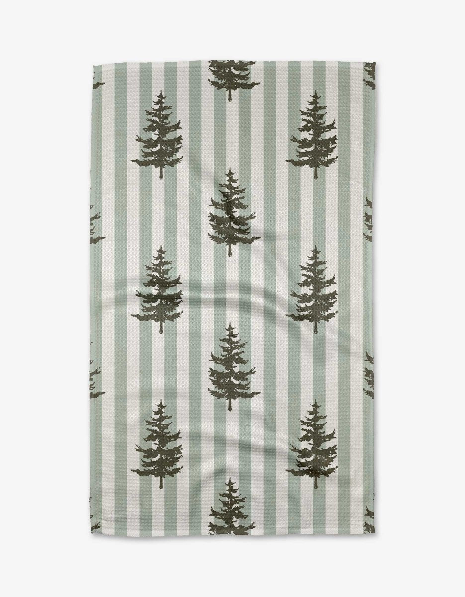 Fir Real Geometry Tea Towel - Three:Twelve Boutique - Geometry