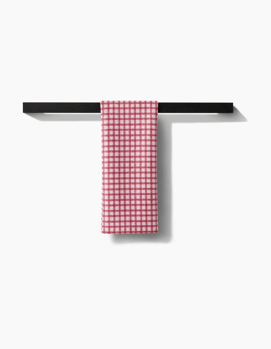 Fireside Plaid Red Tea Towel - Three:Twelve Boutique - Geometry