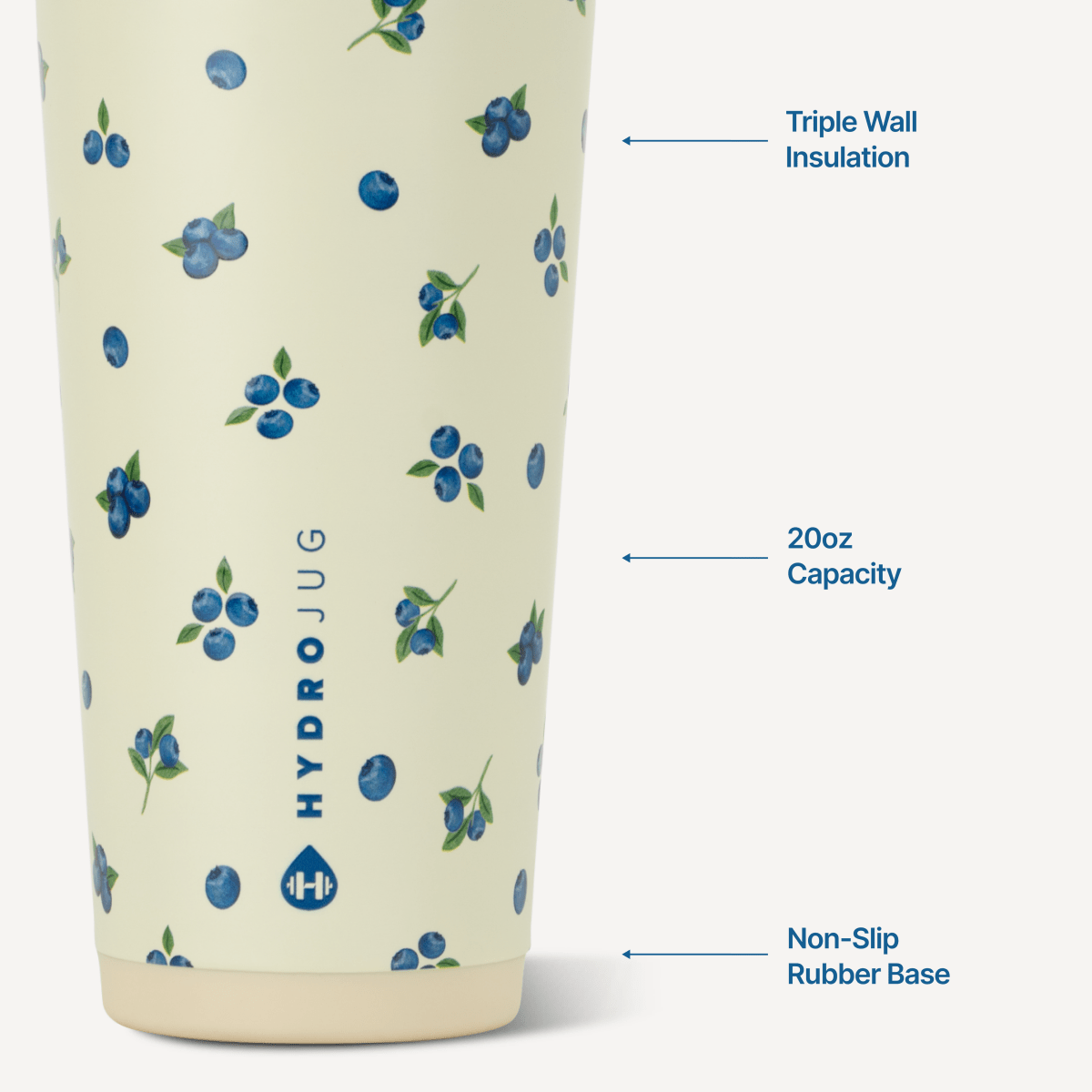 Freshly Pick'd HydroJug 20 oz Everyday Tumbler - Three:Twelve Boutique - HydroJug