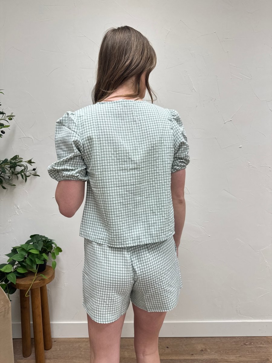 Gingham Shorts - Three:Twelve Boutique - Hyfve