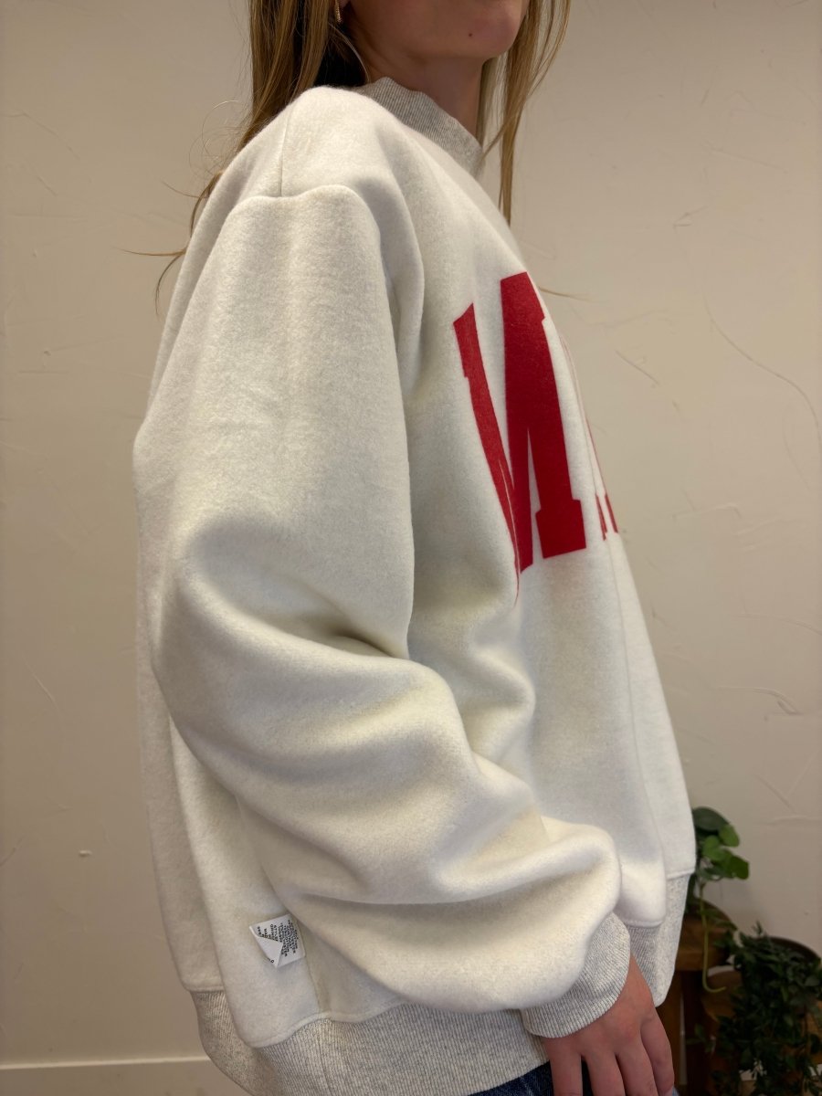 Grinchy + Merry Print Reversible Mock Neck Sweatshirt - Three:Twelve Boutique - bucketlist
