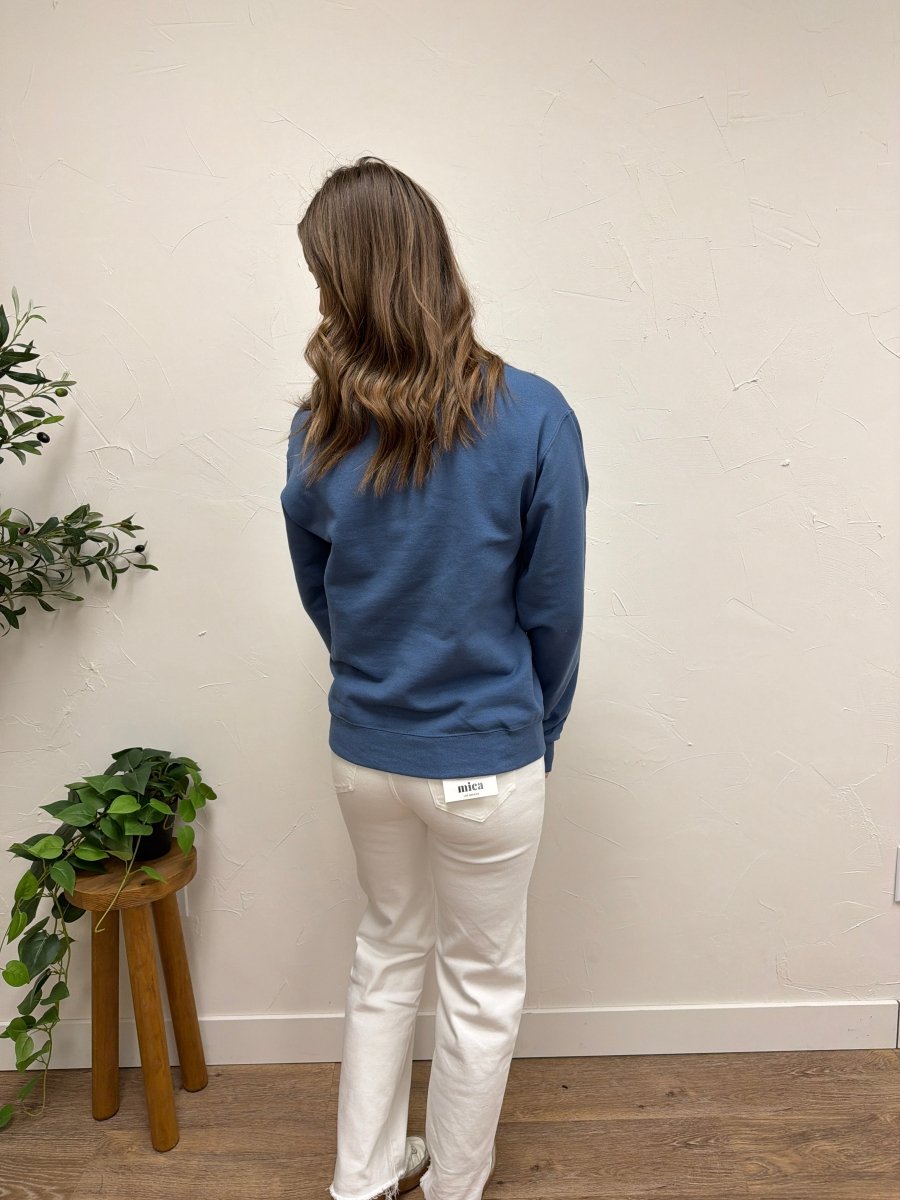 Heaven Bound Graphic Sweatshirt – Relaxed Fit Casual Pullover - Three:Twelve Boutique - Poppy + Pine