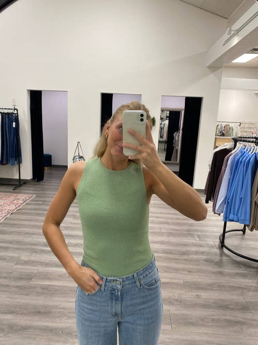 High Neck Sweater Tank Top - Three:Twelve Boutique - Hyfve