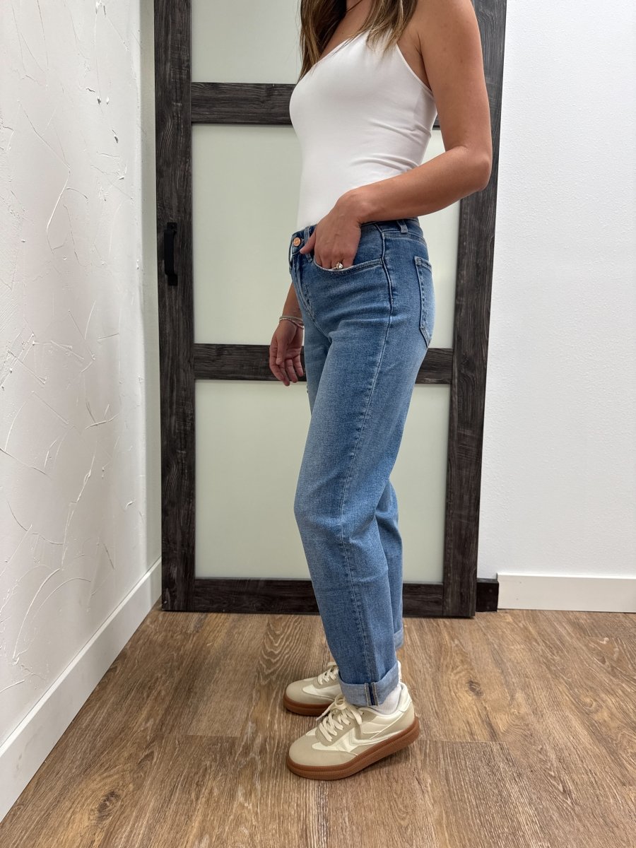 High Rise Boyfriend Vervet Denim - Three:Twelve Boutique - VERVET