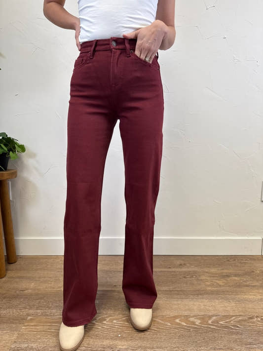 High Rise Wide Leg Mica Denim - Three:Twelve Boutique - MIca