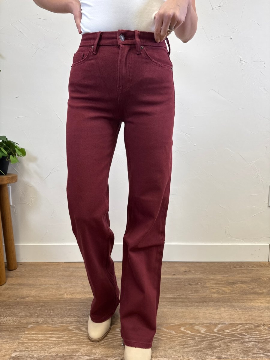 High Rise Wide Leg Mica Denim - Three:Twelve Boutique - MIca