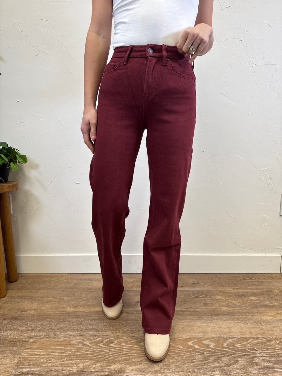 High Rise Wide Leg Mica Denim - Three:Twelve Boutique - MIca