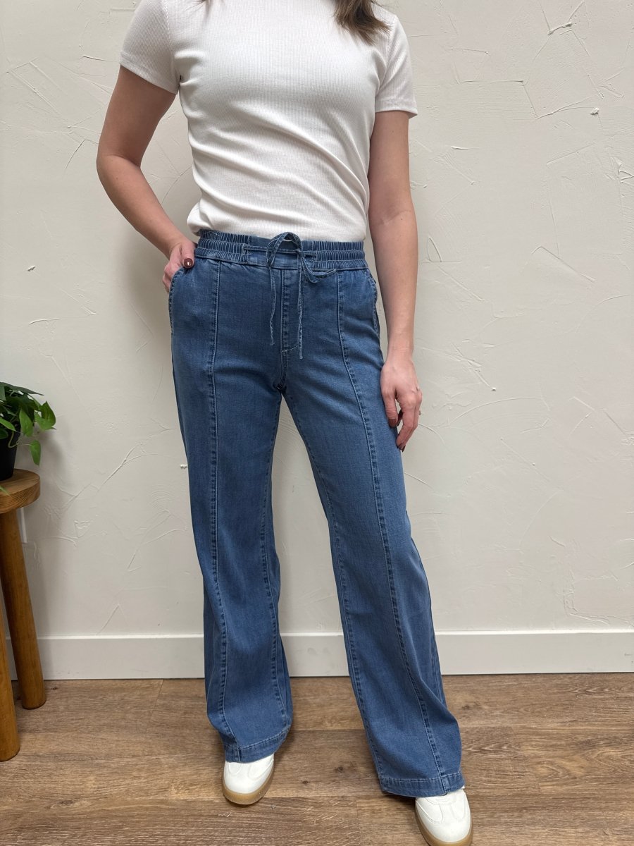 HIGH - RISE WIDE Pants - Three:Twelve Boutique - MIca